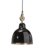 Czarna wisząca lampa industrialna Cleveland 23 cm