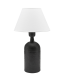 Czarna lampa stołowa Riley 28 cm