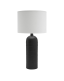 Czarna metalowa lampa stołowa Riley 38 cm