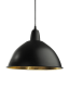 Czarna wisząca metalowa lampa Classic