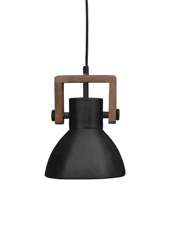 Lampa industrialna czarna Ashby 19 cm