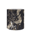 Czarny cylindryczny abażur w żurawie Arella