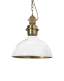 Industrialna lampa wisząca Manchester 52 cm biały/złoty