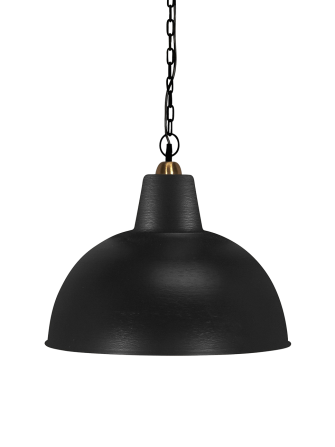 Czarna lampa industrialna Scottsville 52 cm