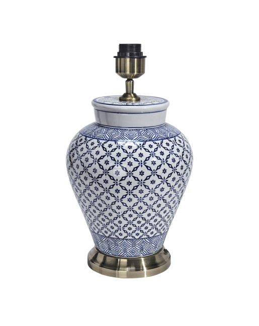 Ceramiczna lampa z wzorem Suzette