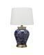 Granatowa ceramiczna lampa stołowa Camilla 58 cm