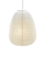 Biała papierowa lampa wisząca Maki