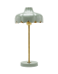 Stołowa lampa miętowa retro Wells