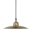 Metalowa lampa wisząca bite złoto Como
