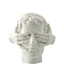 Rzeźba głowa biała Serafina
