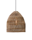 Duża wisząca lampa rattanowa Maja 53 cm naturalna