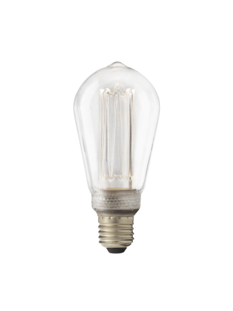 Dekoracyjna żarówka Edison E27 LED 64 mm naturalna