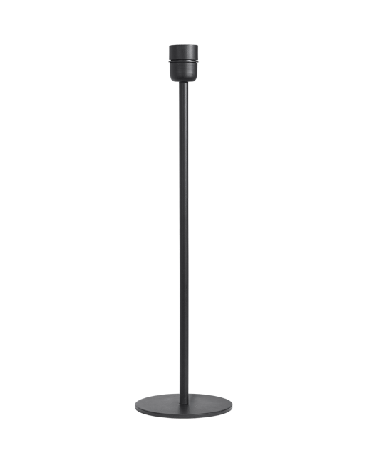 Metalowa lampa stołowa czarna