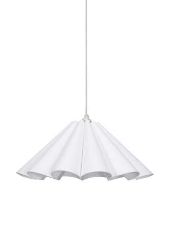 Biała lampa wisząca kwiat Freja 45 cm